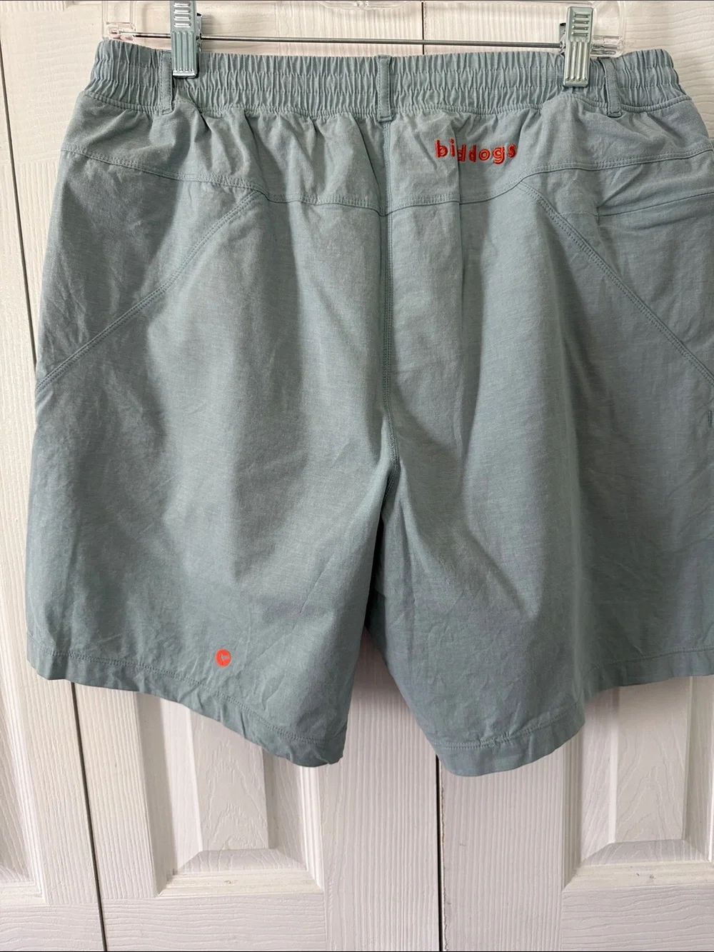 Birddogs Shorts Men’s Gray Blue Lined Hiking Gym Running Athletic Shorts Sz XL - Picture 4 of 7